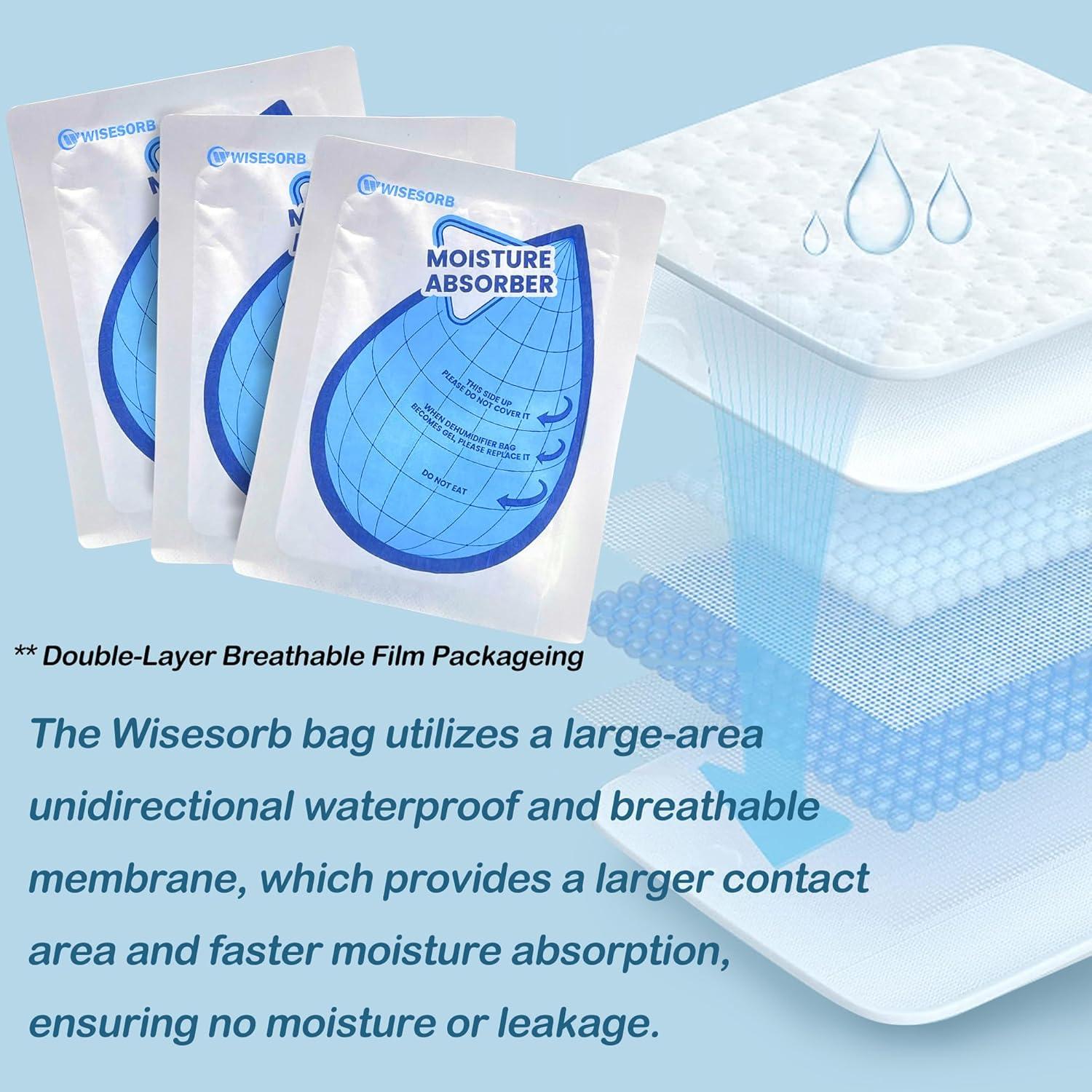 Bolsas Deshumidificadoras Wisesorb 10 Paquetes 100g Efectivas