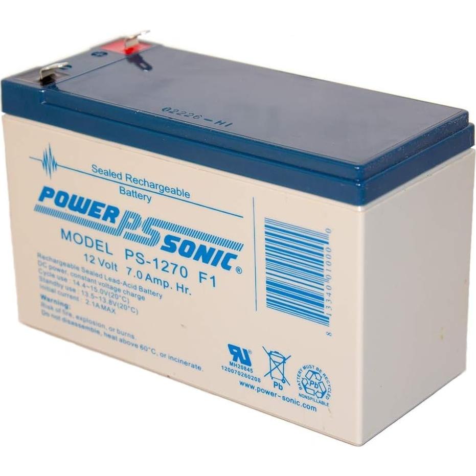 Batería de Plomo Ácido Sellada Power Sonic PS-1270 12V 7Ah