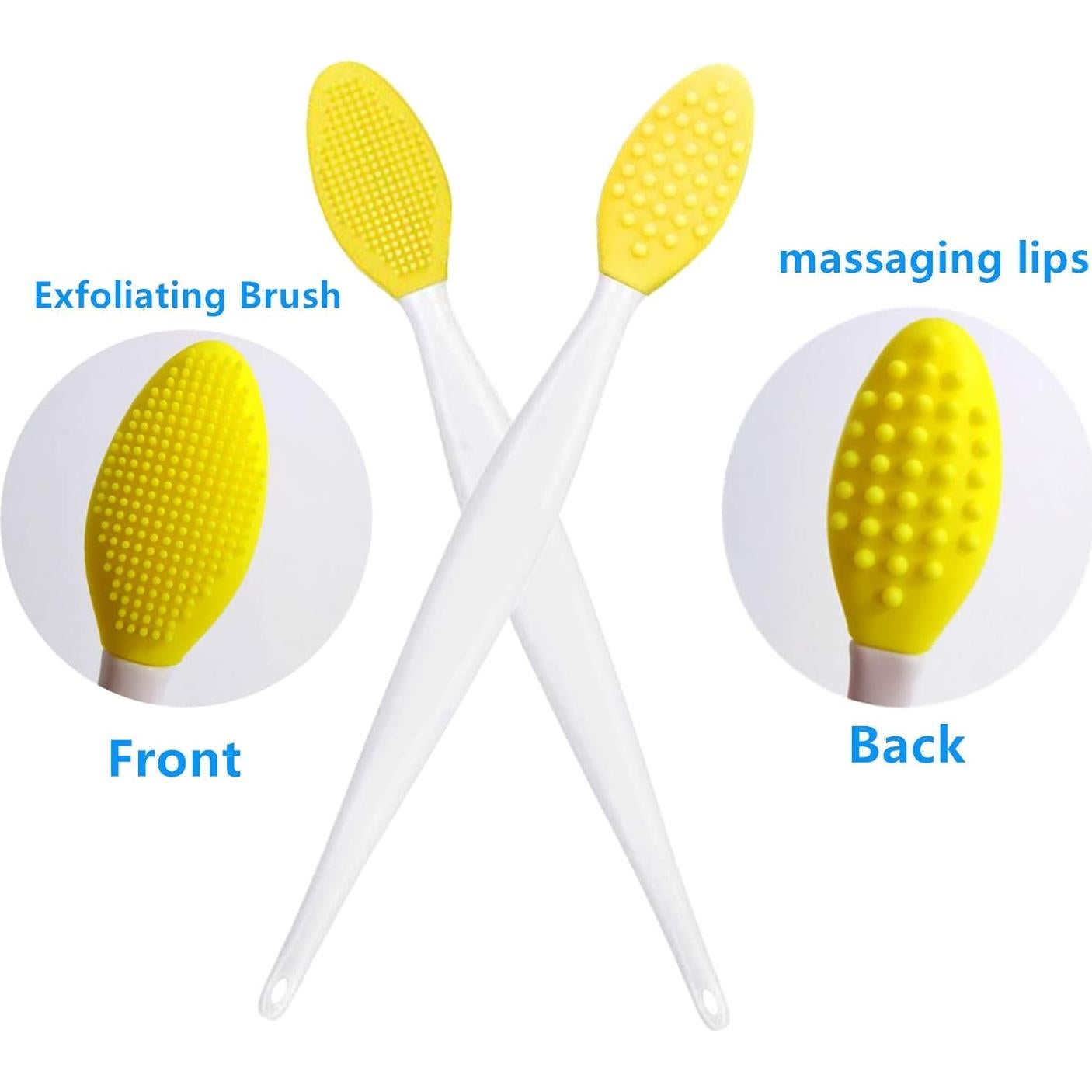 8 Piezas Cepillo Exfoliante de Labios New Prominent - Silicona Suave