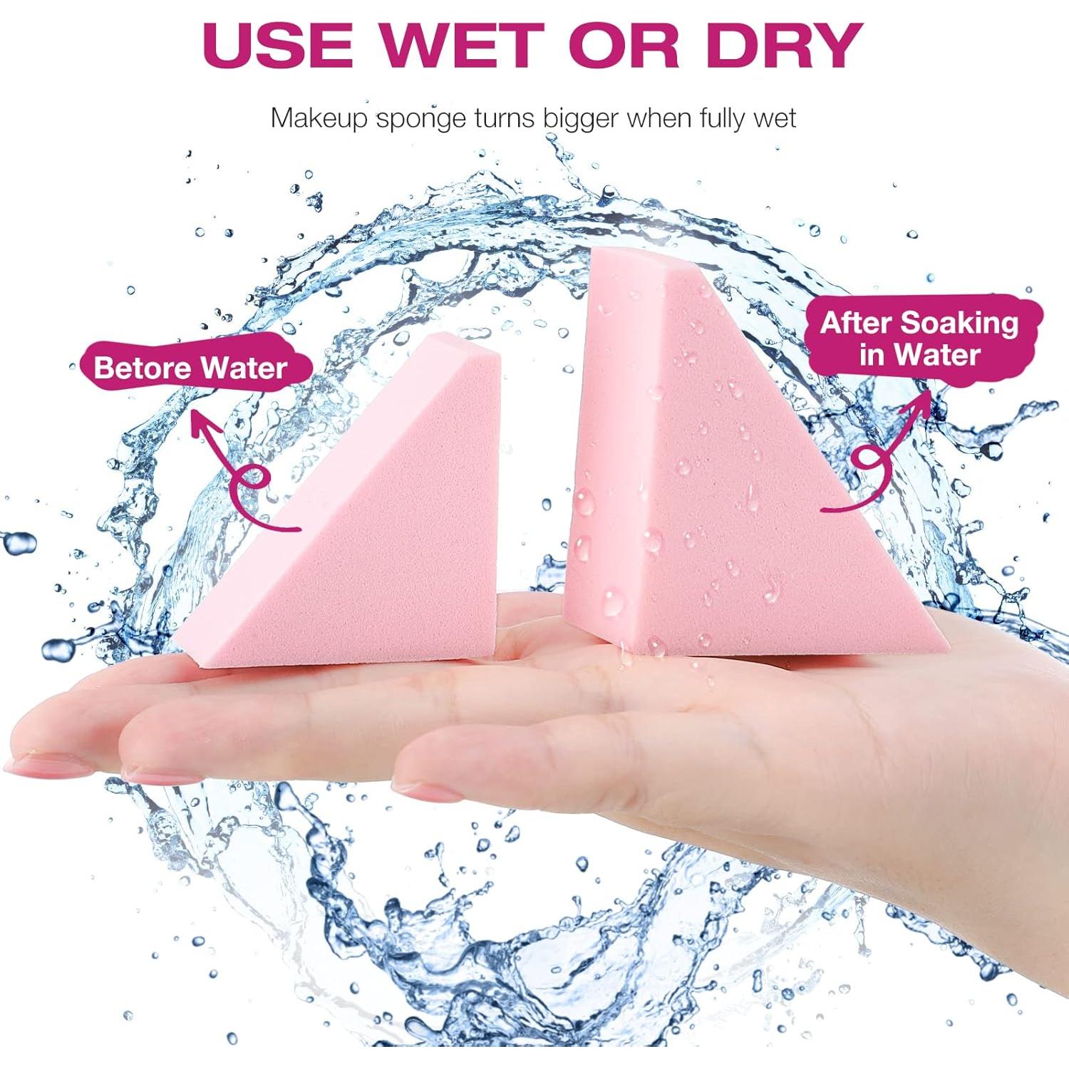 Esponjas de Maquillaje WSYUB en Forma de Cuña - 48 Piezas