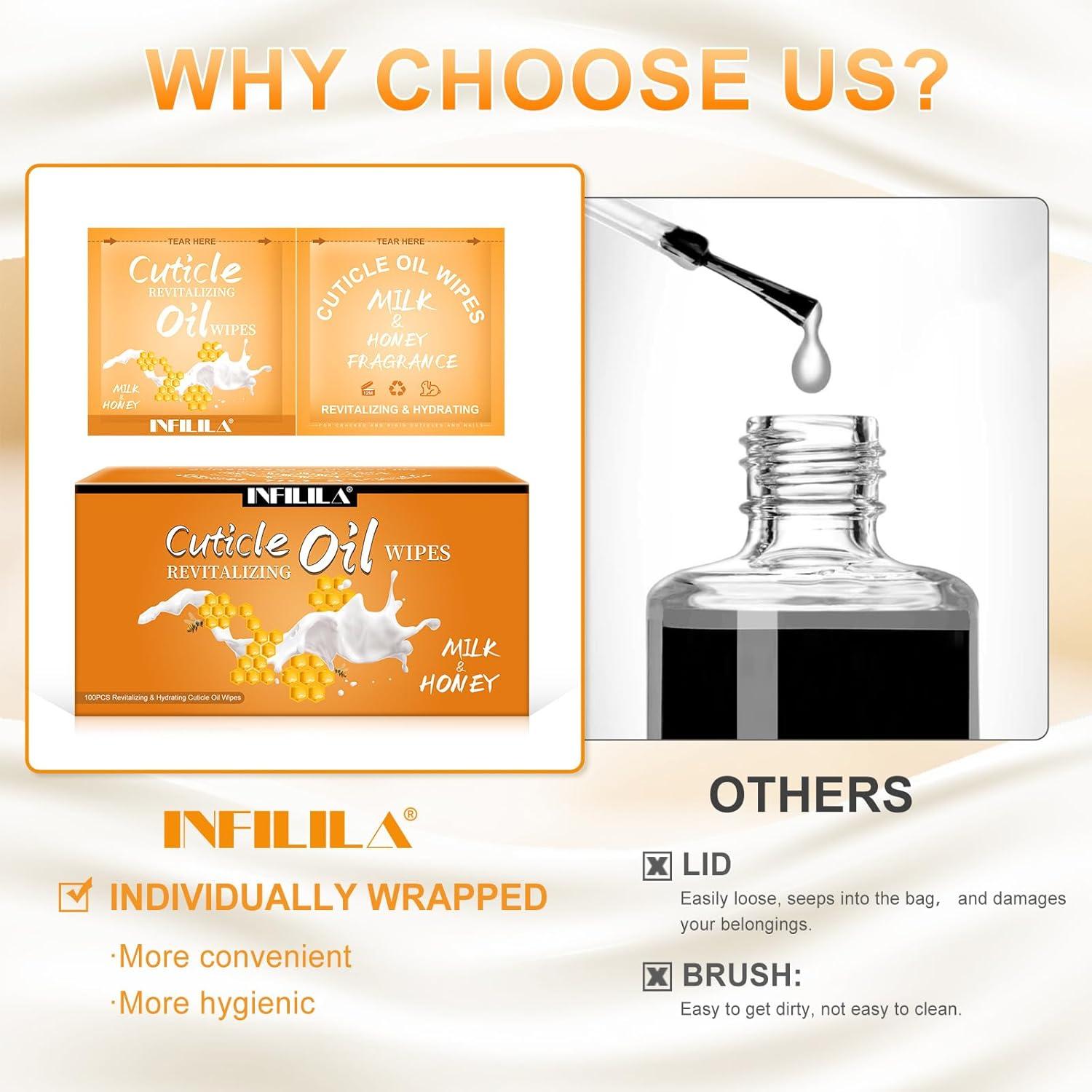 Aceite para Cutículas NXJ INFILILA 60ml - Hidratante Viaje