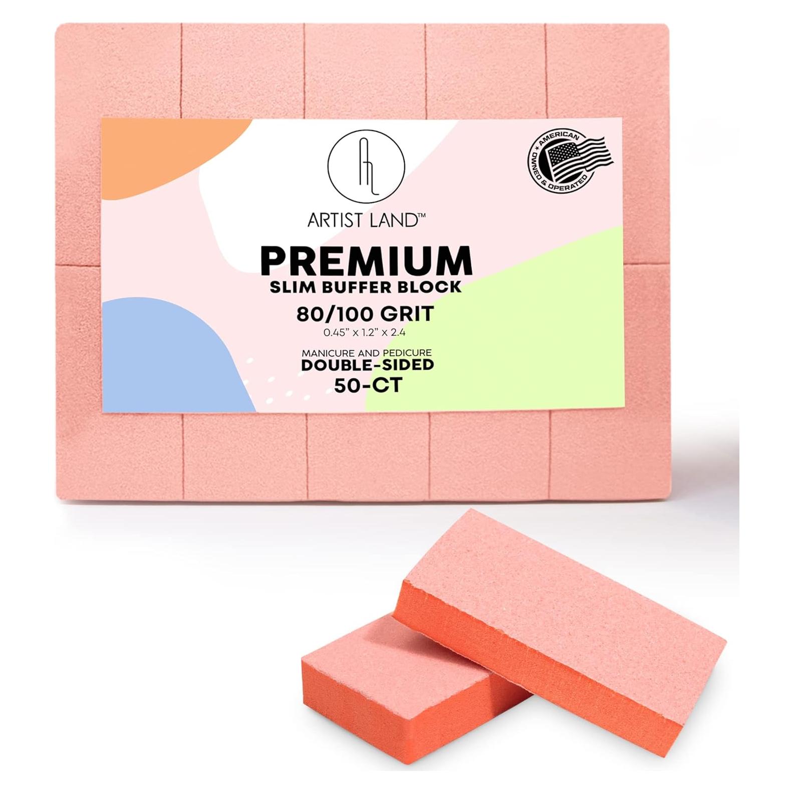 Juego de Bloques de Pulido Artist Land 80/100 Grano - 50 Ct