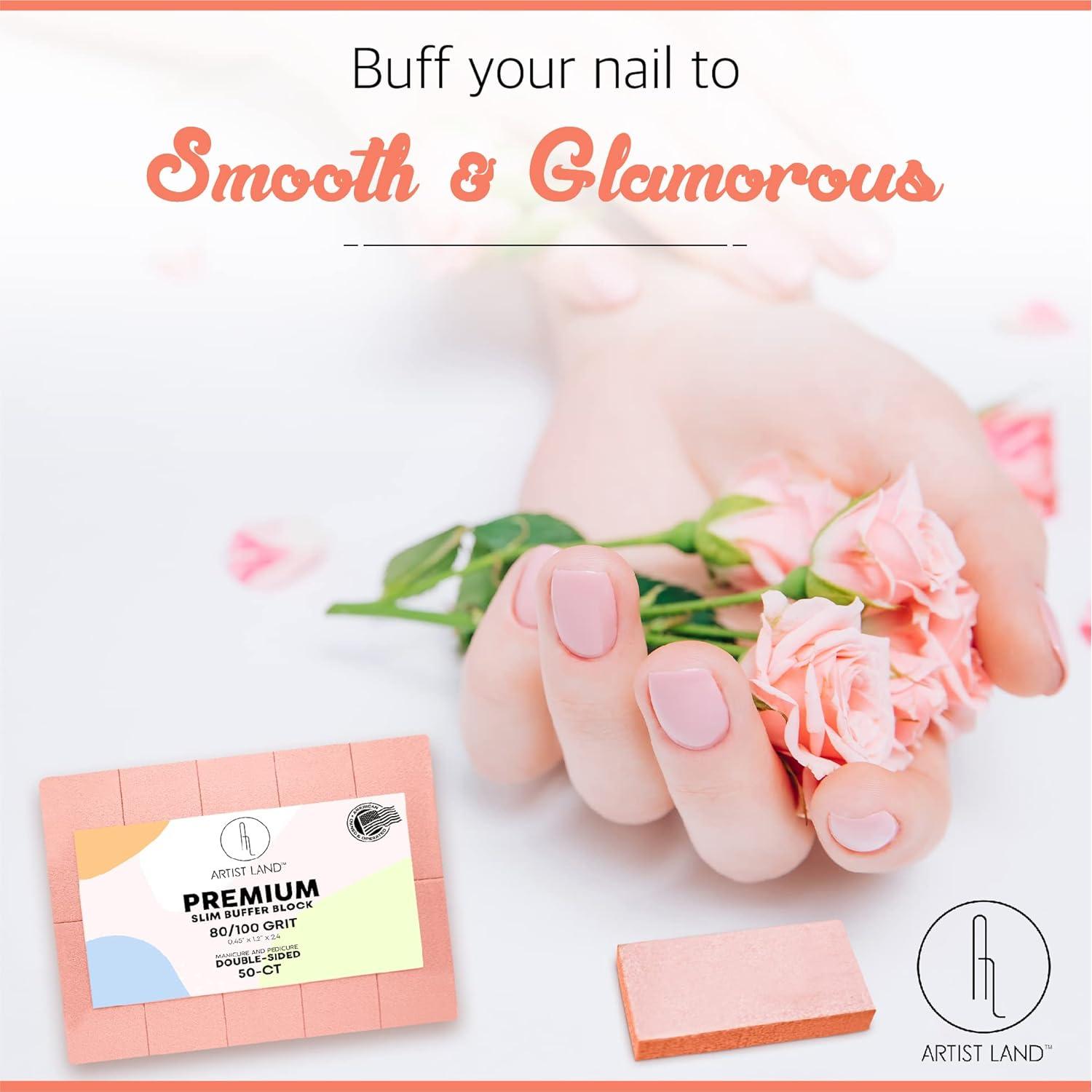 Juego de Bloques de Pulido Artist Land 80/100 Grano - 50 Ct