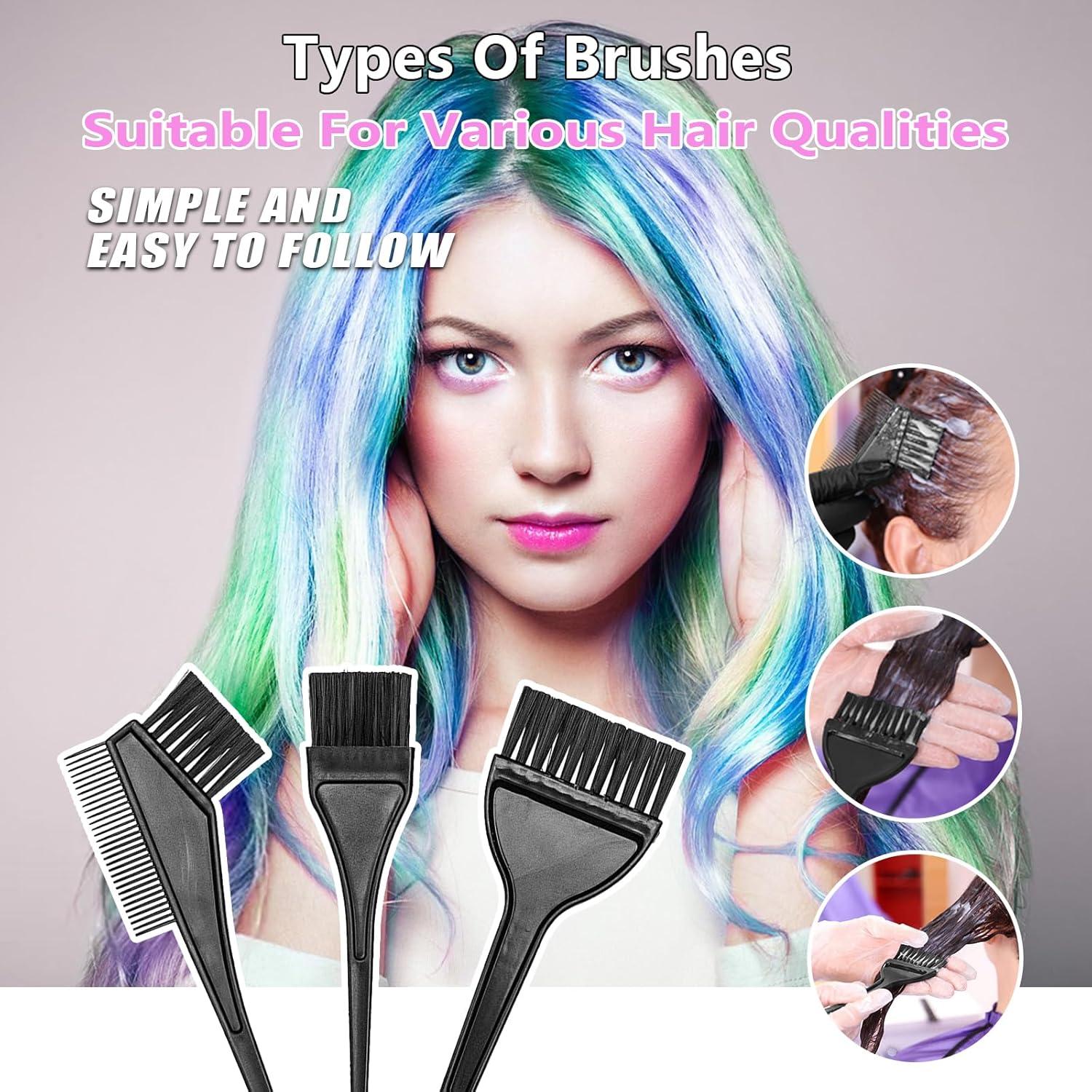 Kit de Coloración de Cabello DINTSTYLE 32 Piezas Negro