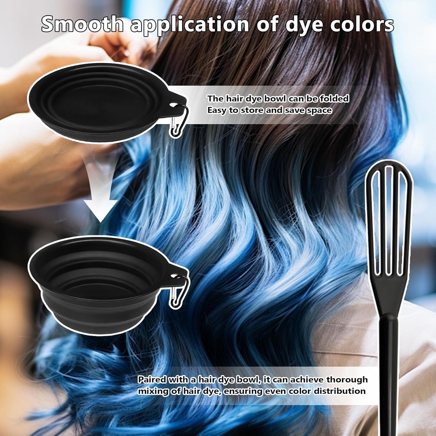 Kit de Coloración de Cabello DINTSTYLE 32 Piezas Negro