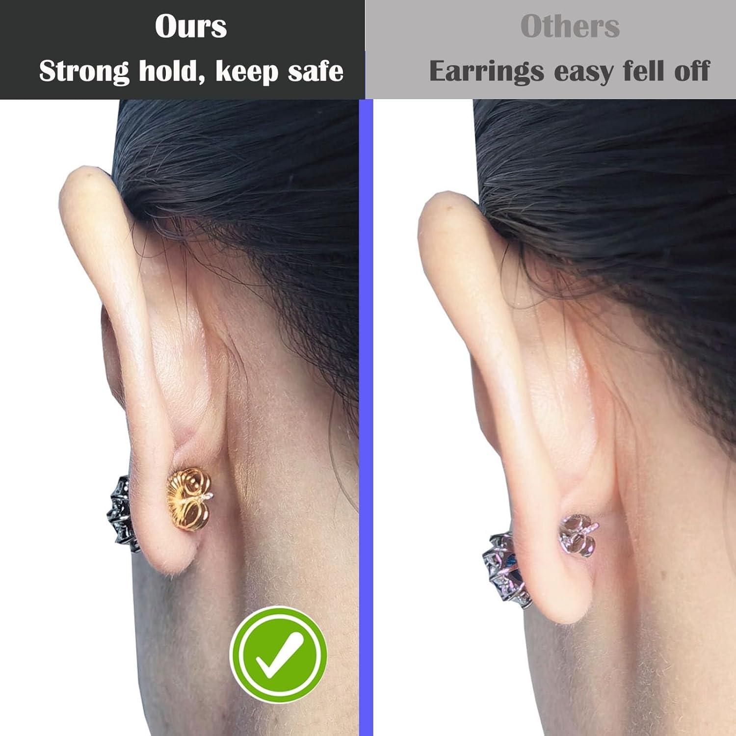 8 Piezas de Respaldos para Pendientes Formulen Dorado 9 mm