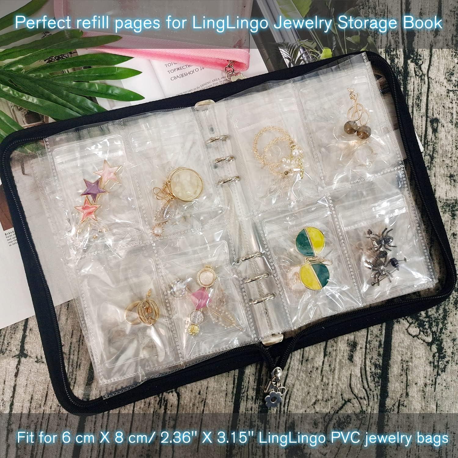 Páginas Internas Refill Transparentes LingLingo 20 Hojas 160 Bolsillos