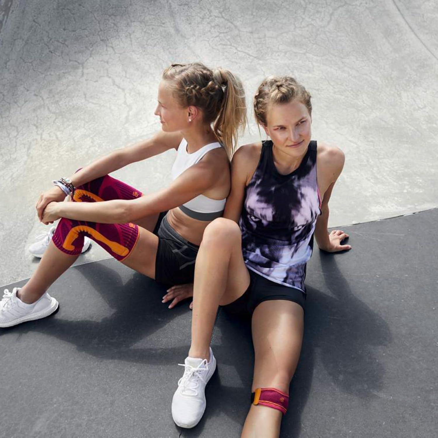 Faja Deportiva Bauerfeind para Rodilla Extra Grande - Negro