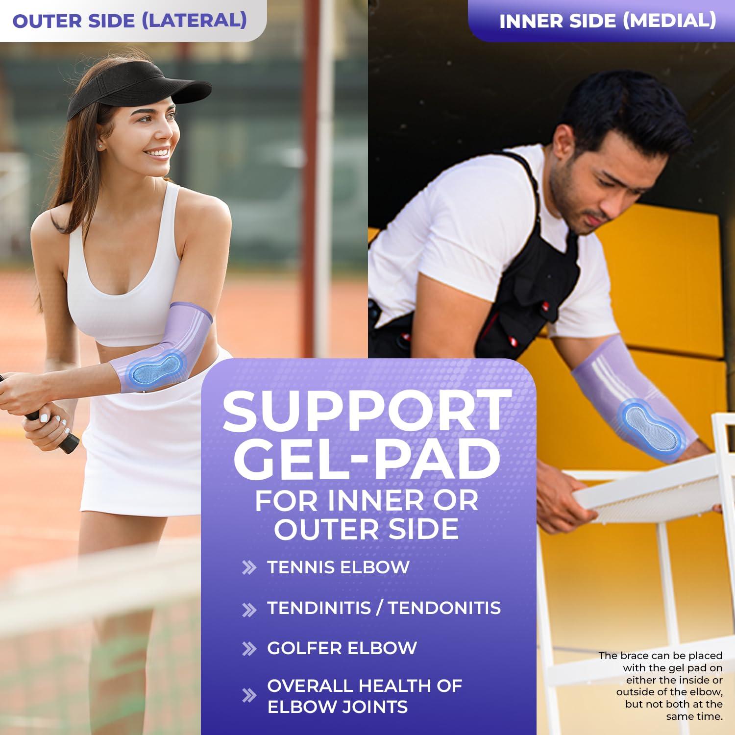 Soporte para Codo DR. BRACE® Elite con Almohadilla de Gel Extra Grande