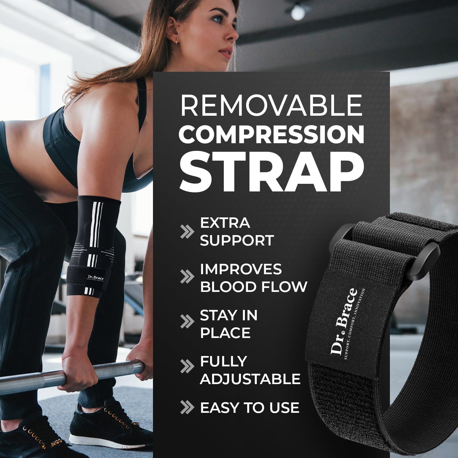 Soporte para Codo DR. BRACE® Elite con Almohadilla de Gel - Pequeño