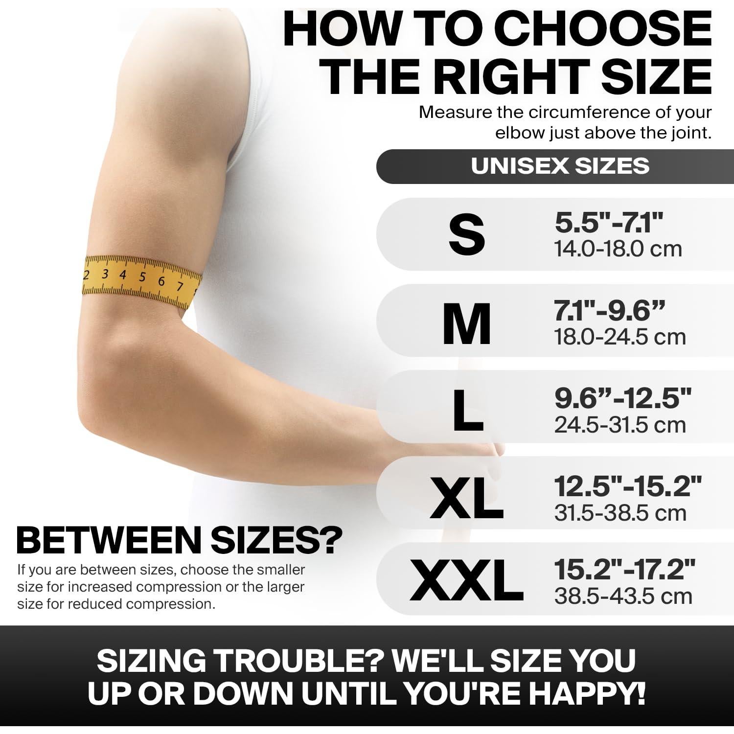 Soporte para Codo DR. BRACE® Elite con Almohadilla de Gel - Pequeño