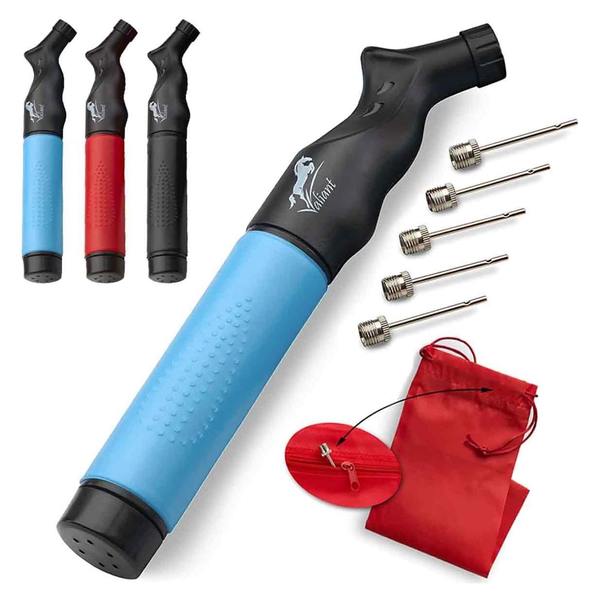 Bomba de Aire Portátil Valiant Doble Acción para Balones