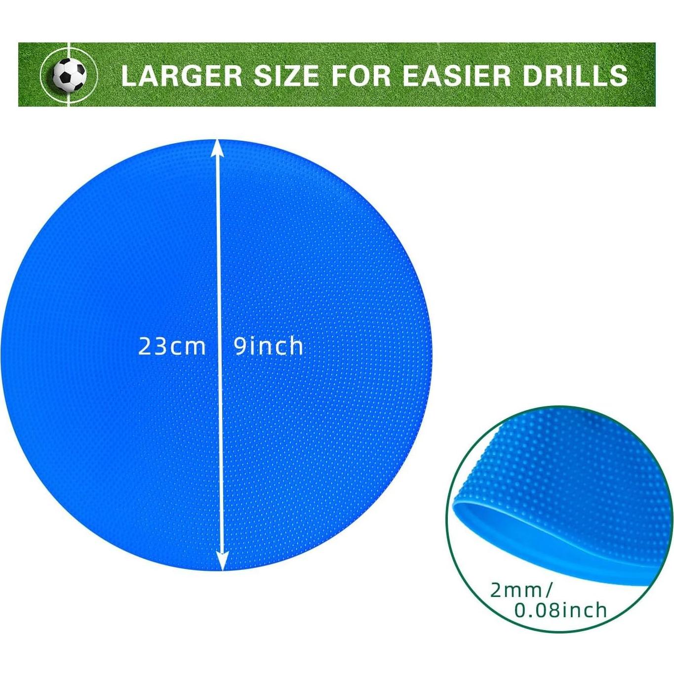 Marcadores de Puntos de Goma Antideslizantes Aryjmz 9 Pulgadas 9 Pcs