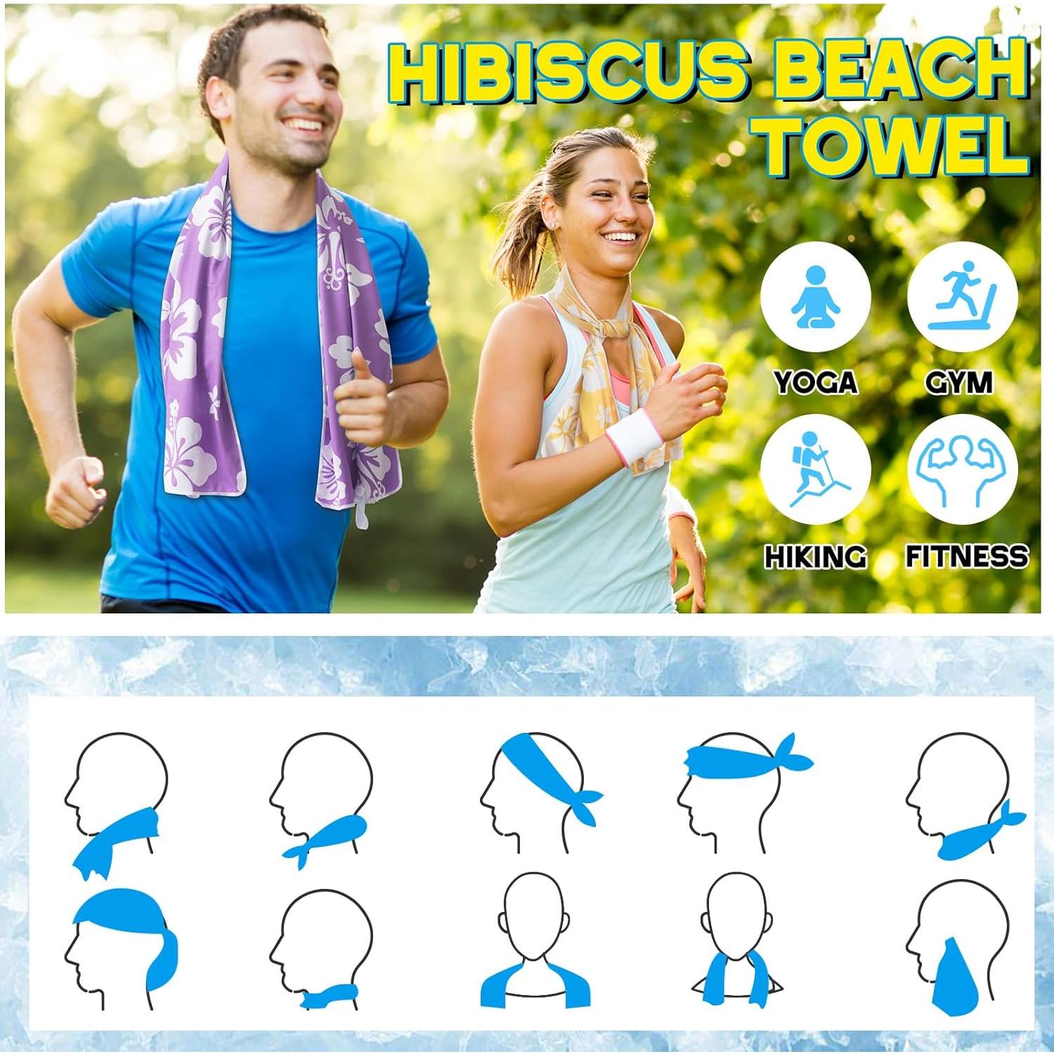 Toalla de Enfriamiento Breling Hibisco Hawaiano 101.6x30.5cm