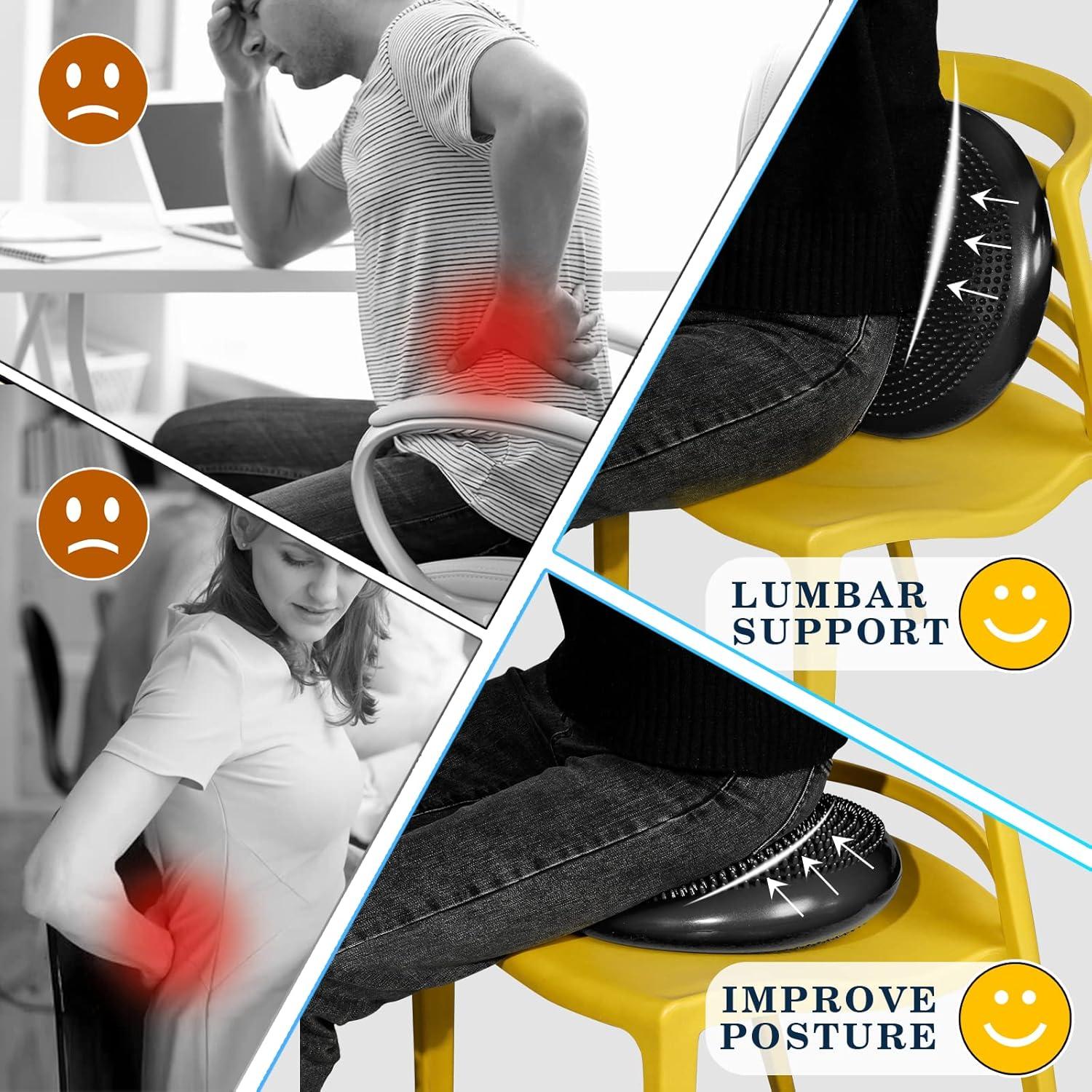 Cojín Inestable STOROMO 34cm para Mejora de Postura y Equilibrio