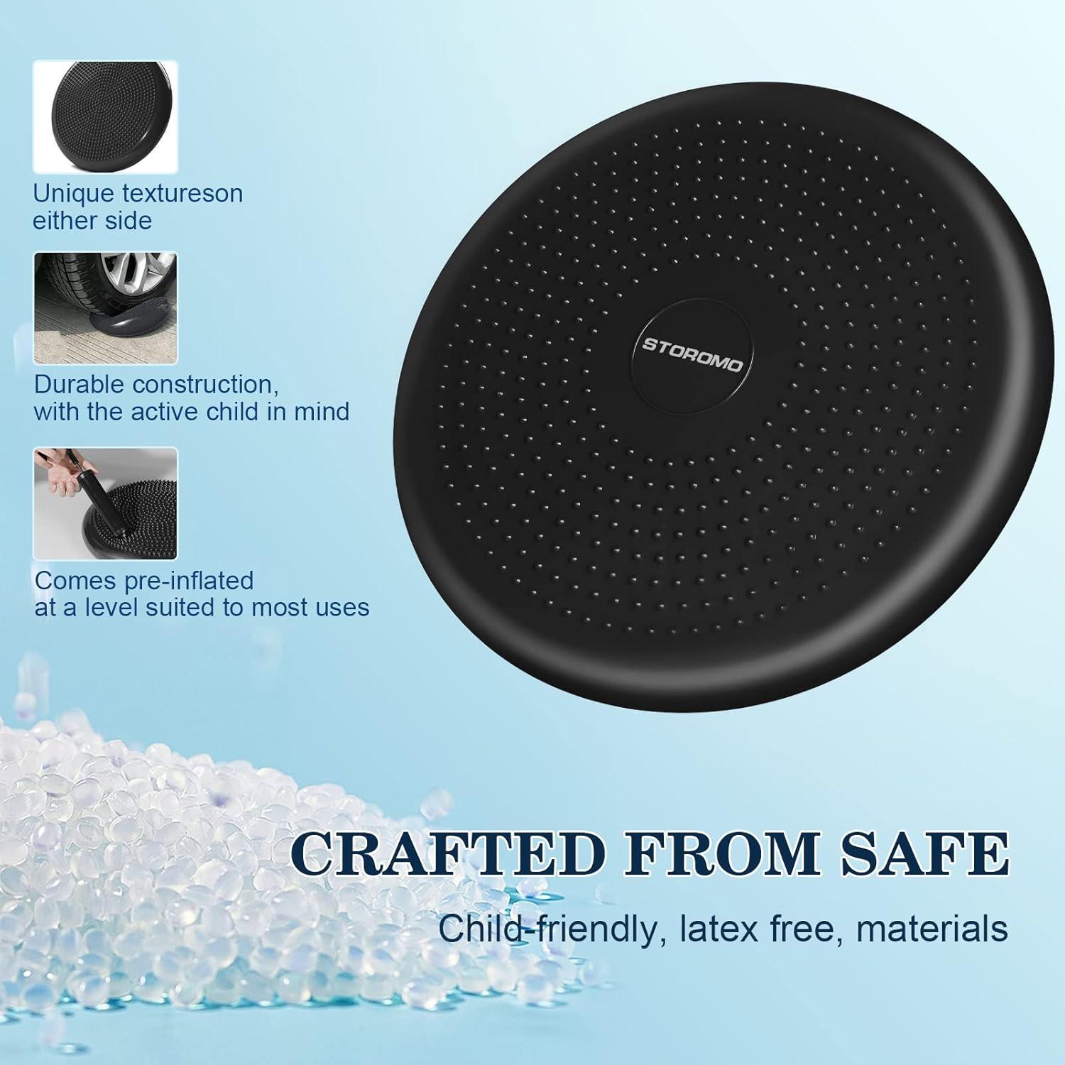 Cojín Inestable STOROMO 34cm para Mejora de Postura y Equilibrio