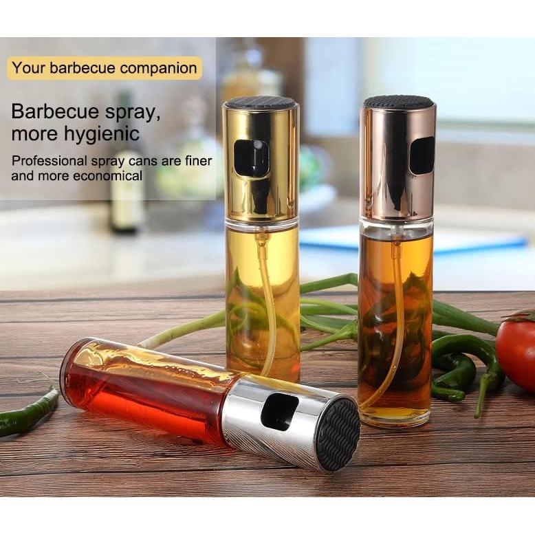Pulverizador de Aceite de Cocina AKOAK 100ml Oro Vidrio