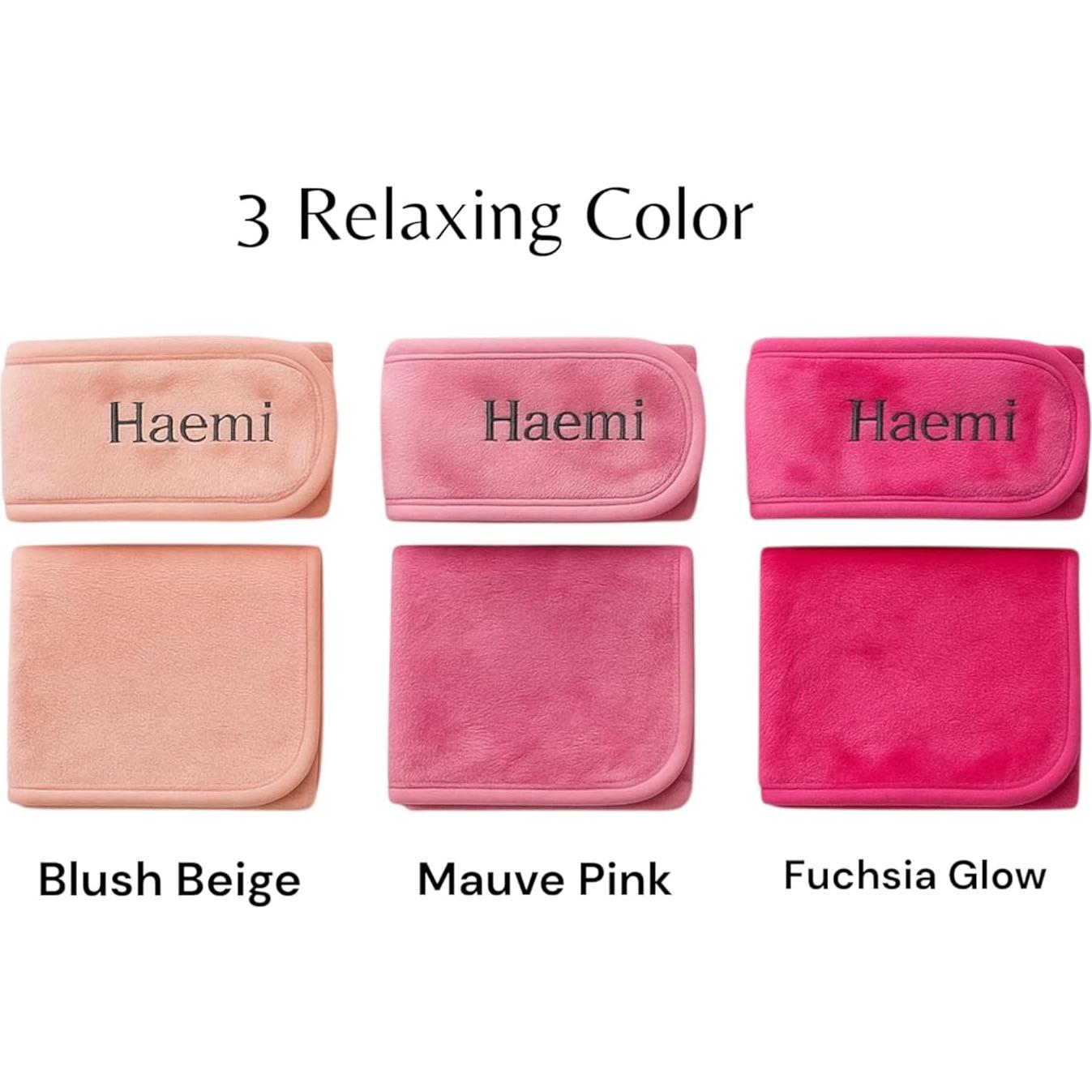 Conjunto Diadema y Toalla Removedora de Maquillaje Haemi Beauty