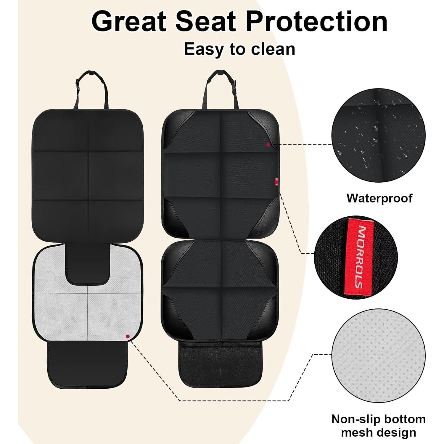 Protector de Asiento de Coche MORROLS Negro Antideslizante