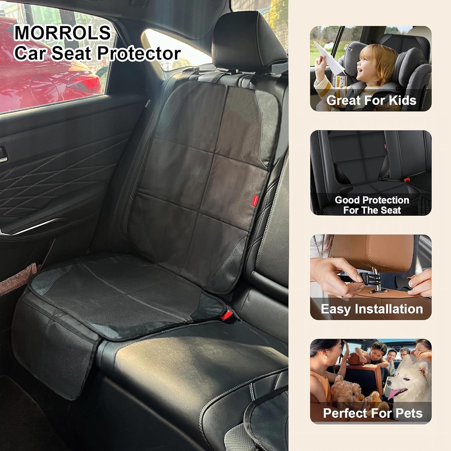 Protector de Asiento de Coche MORROLS Negro Antideslizante