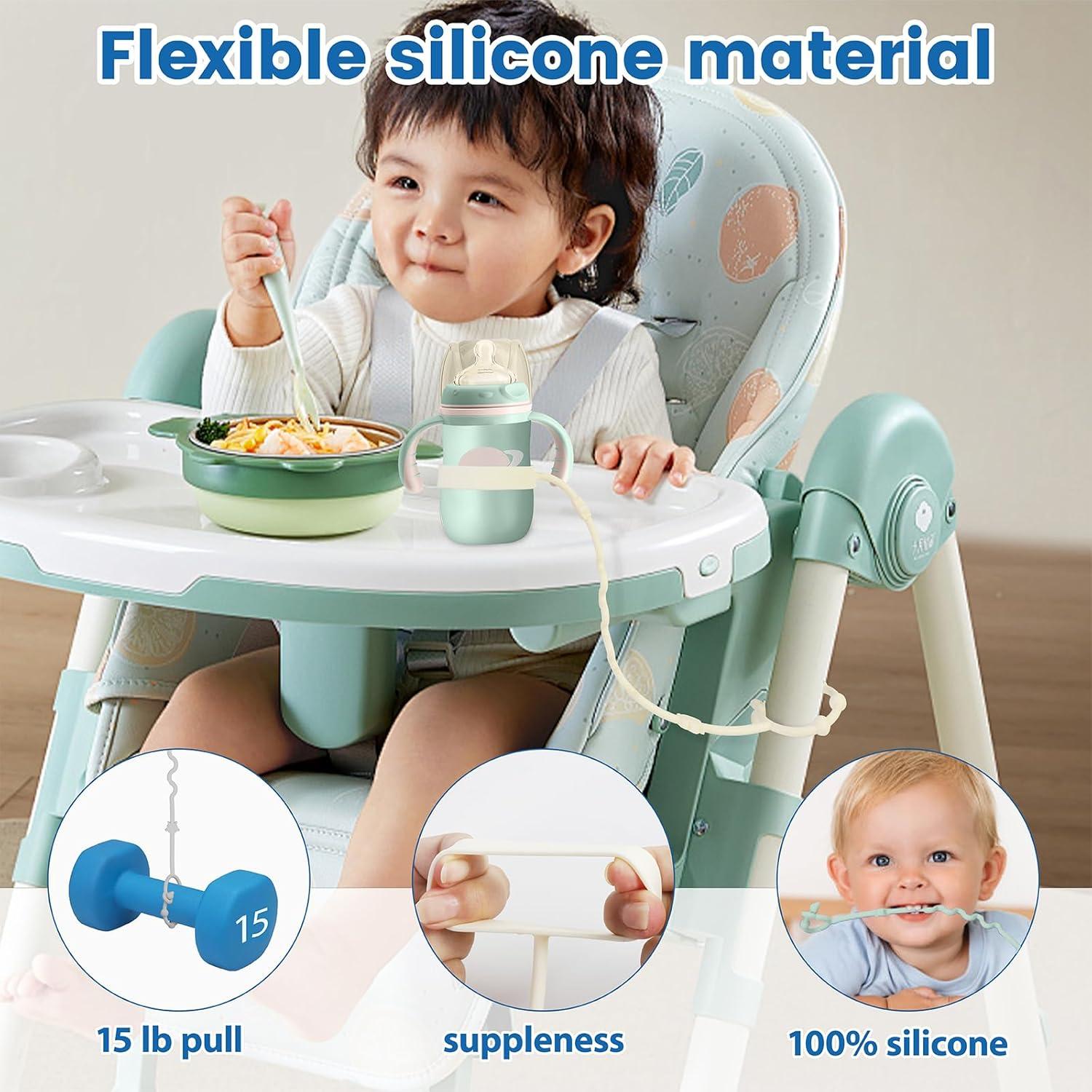 Correa Antivuelco para Taza RTMOK - 4 Piezas, Silicona Segura