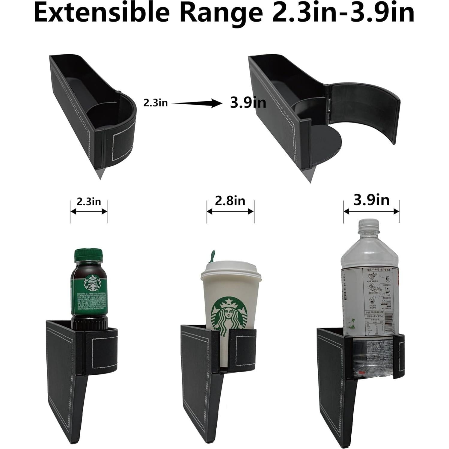 Organizador de Espacio para Asiento de Coche LELOYMO Negro