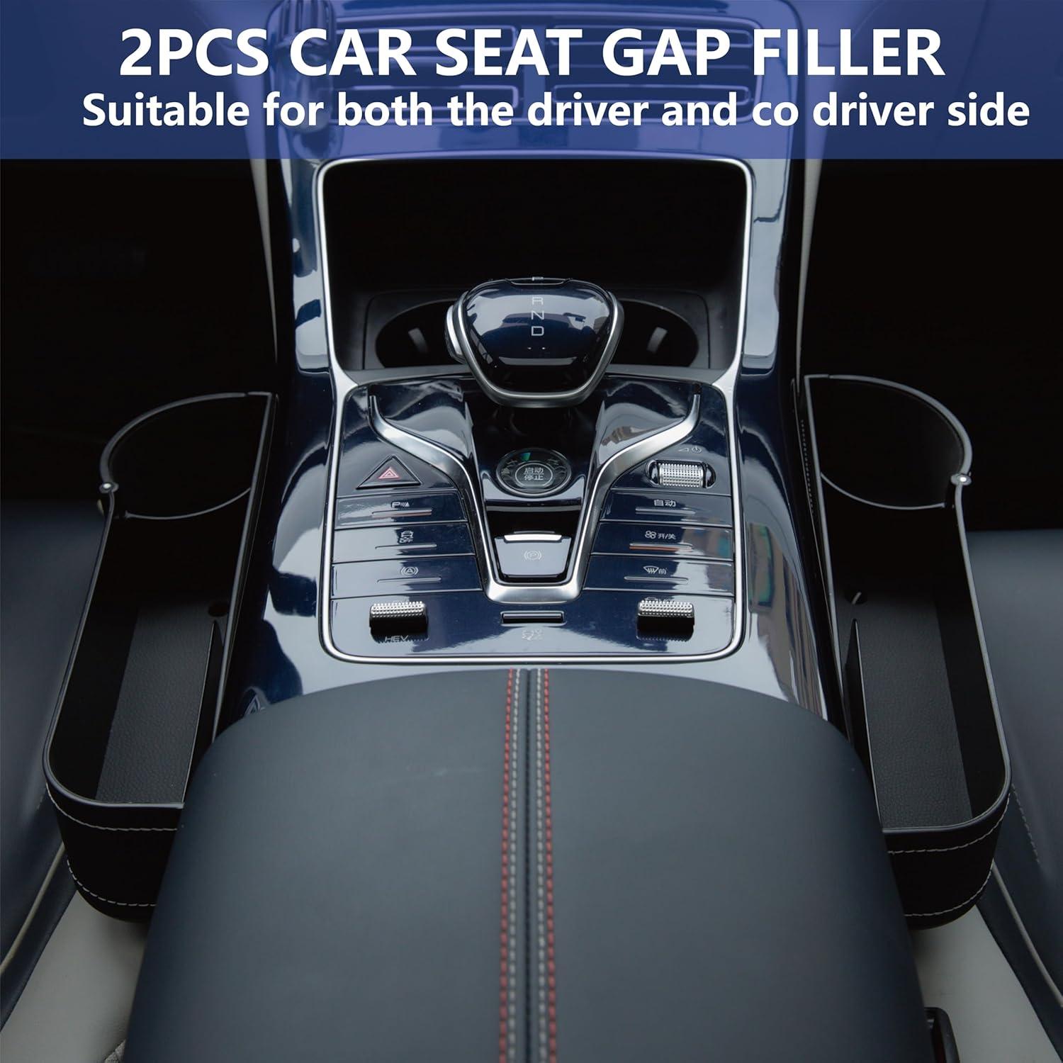 Organizador de Espacio para Asiento de Coche LELOYMO Negro