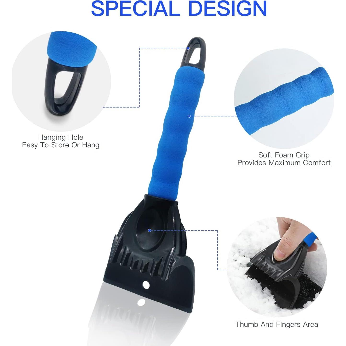 Raspador de Hielo y Nieve Kairiyard 25.4 cm con Agarre Ergonómico