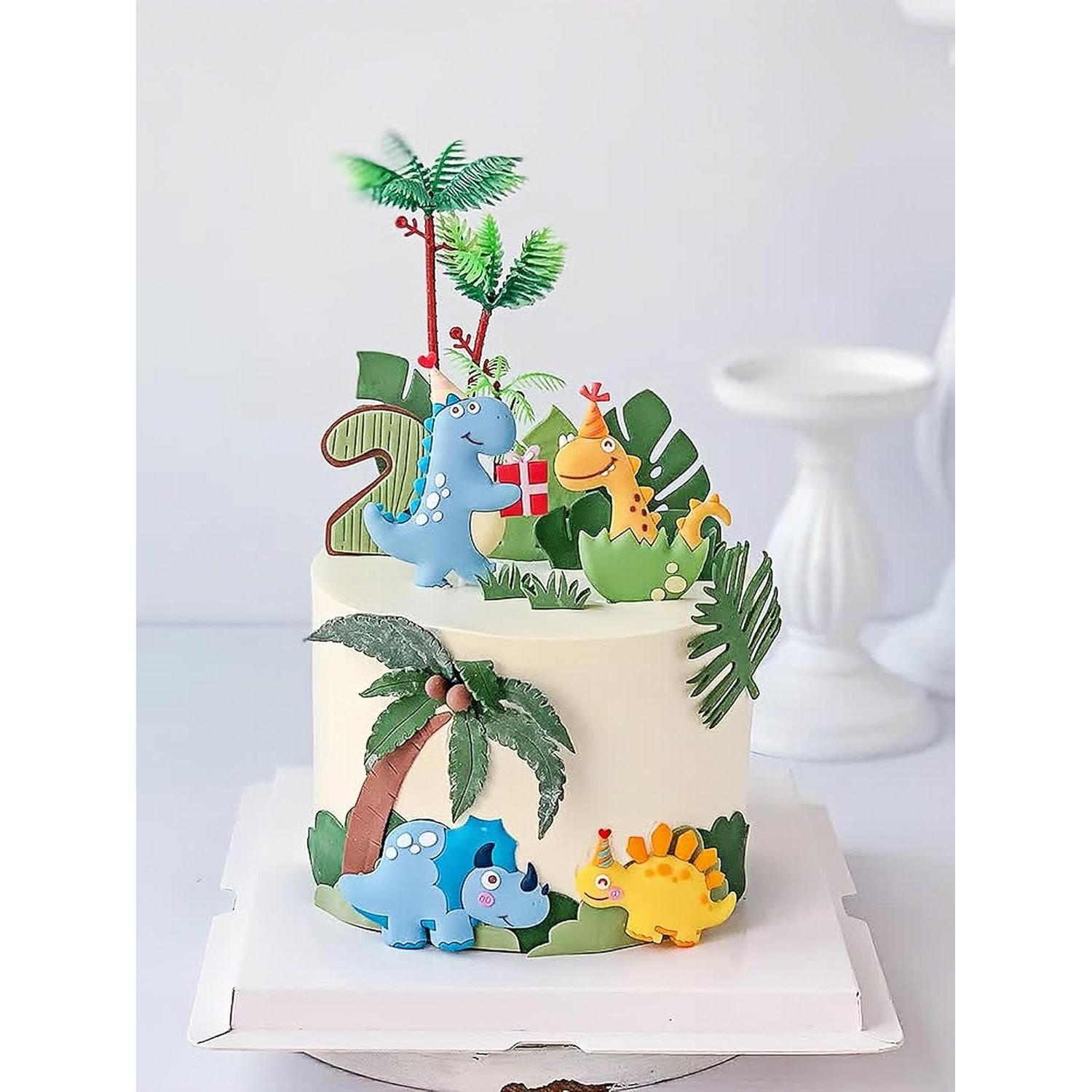 Adorno de Pastel de Dinosaurio SSIMOO 30 Piezas Colorido