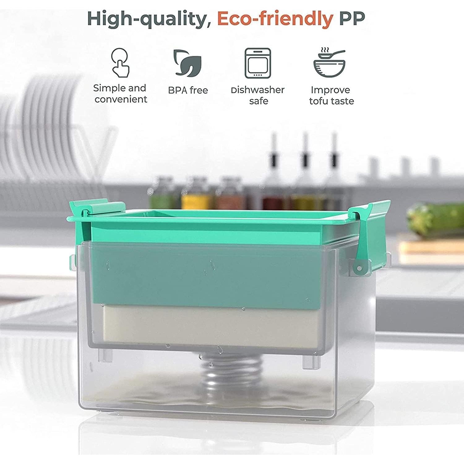 Prensa de Tofu Yarkor Grande 340-450 g, Apta para Lavavajillas