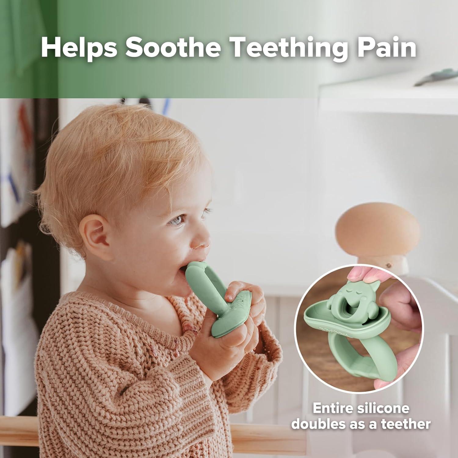 Moldes de Popsicle de Silicona Haakaa para Bebés 6m+