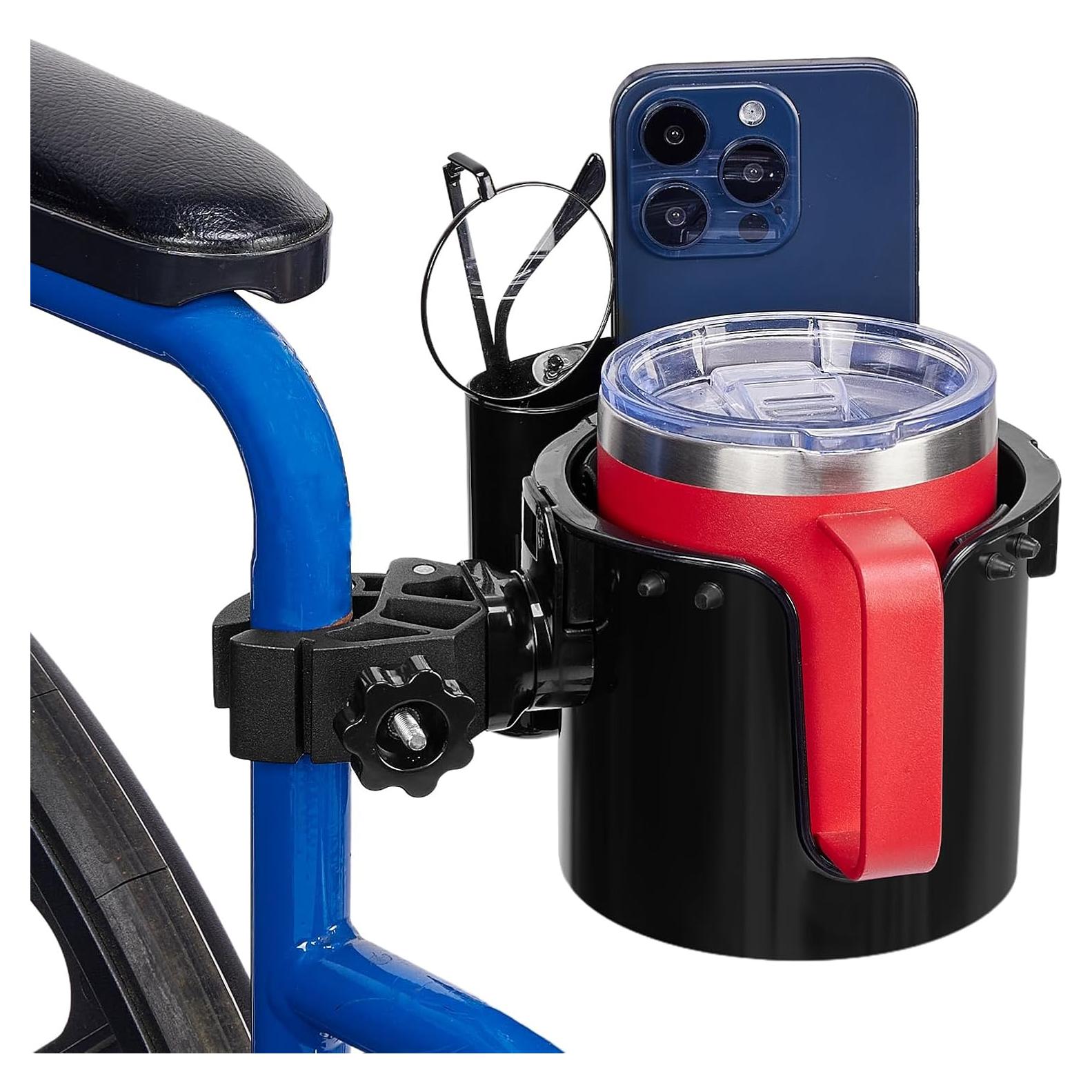 Soporte para Taza JOYTUTUS 2-en-1 con Almacenamiento Azul