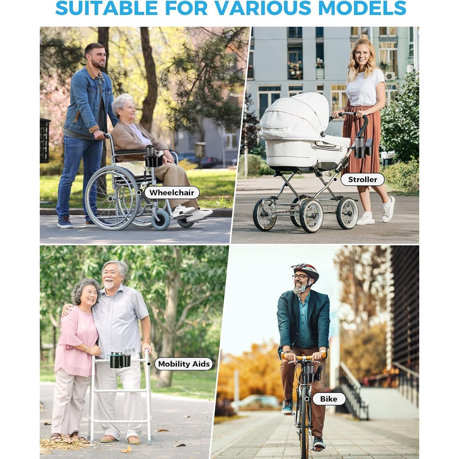 Soporte para Taza JOYTUTUS 2-en-1 con Almacenamiento Azul