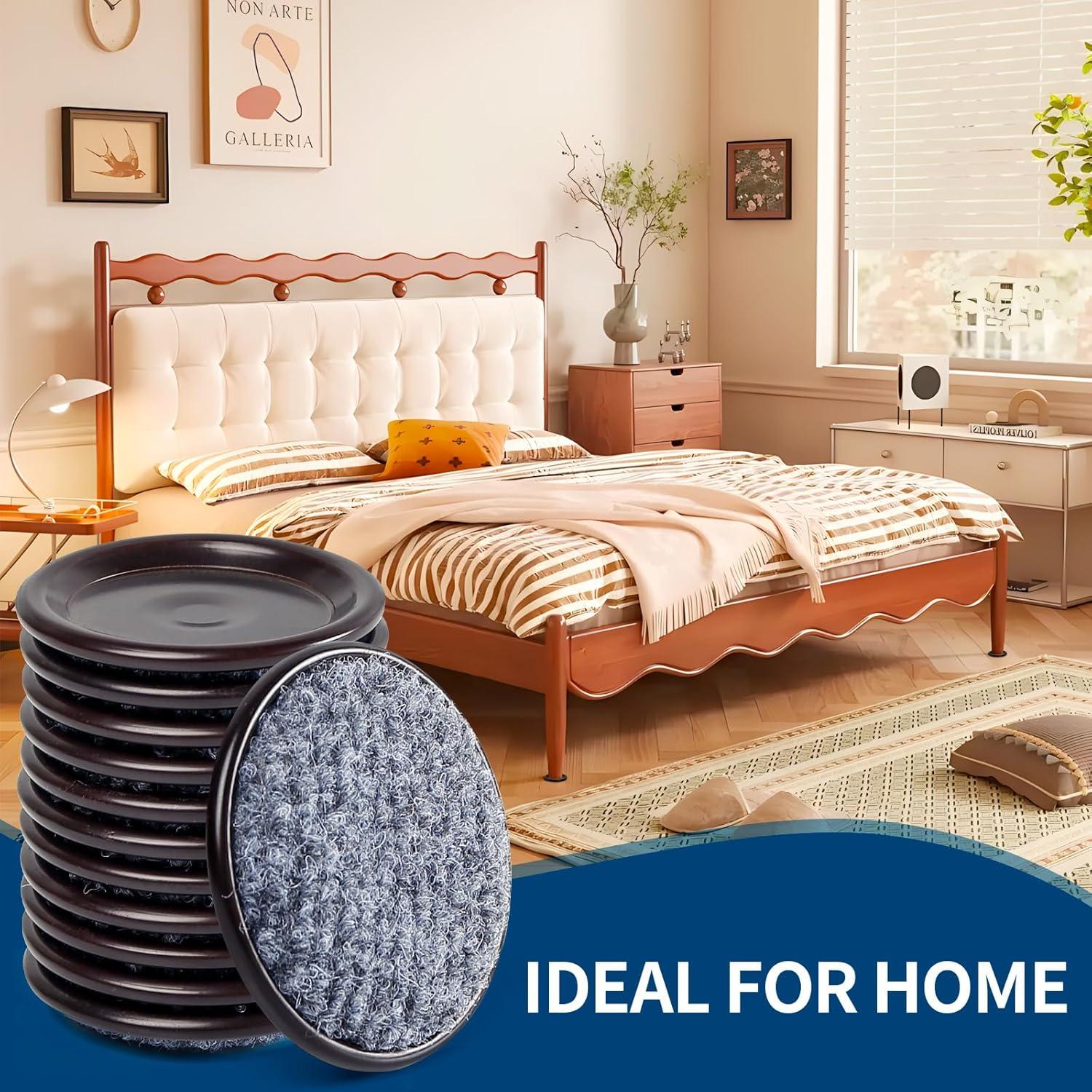 Tazas de Fieltro Reutilizables Ezprotekt 1.6" para Muebles - 16 Pcs