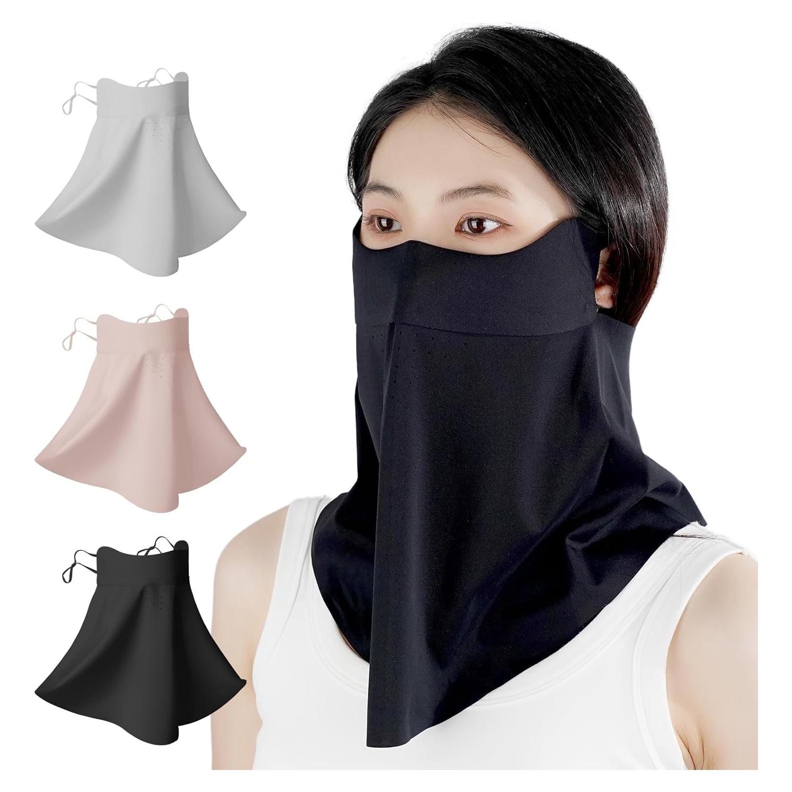 Mascarilla Facial Solar UPF 50+ Balance Bloom Negra