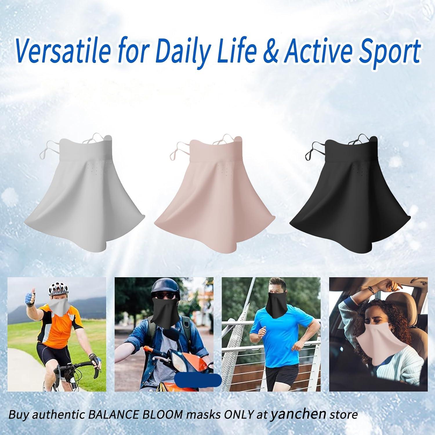 Mascarilla Facial Solar UPF 50+ Balance Bloom Negra