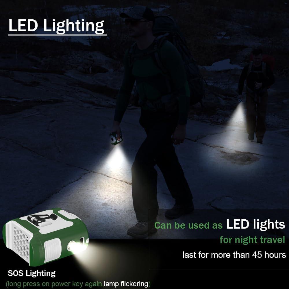 Ventilador Personal Portátil MRDIYFUN K50S 16000mAh Verde