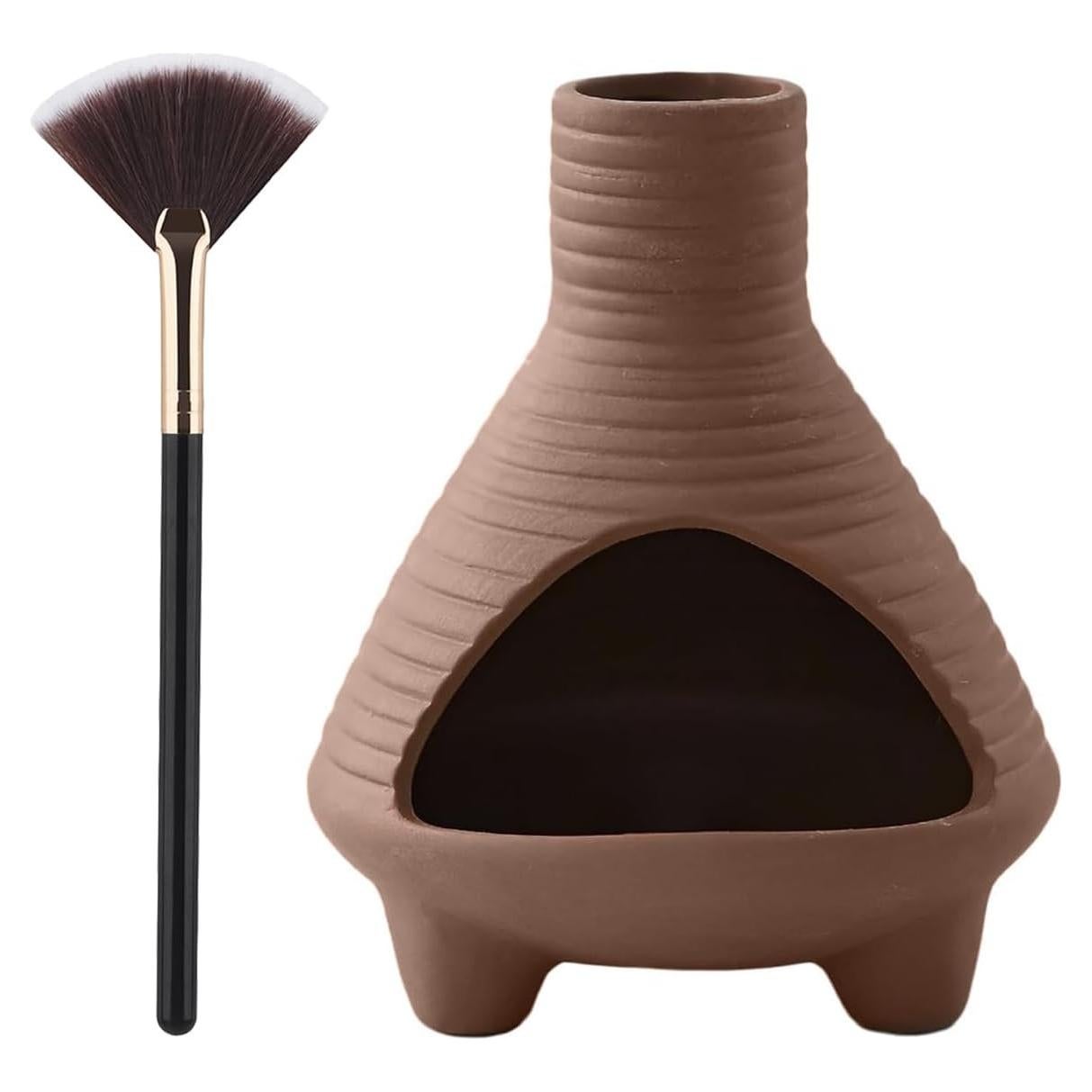 Soporte de Palo Santo Cerámica XINXINGDINGSHENG Marrón