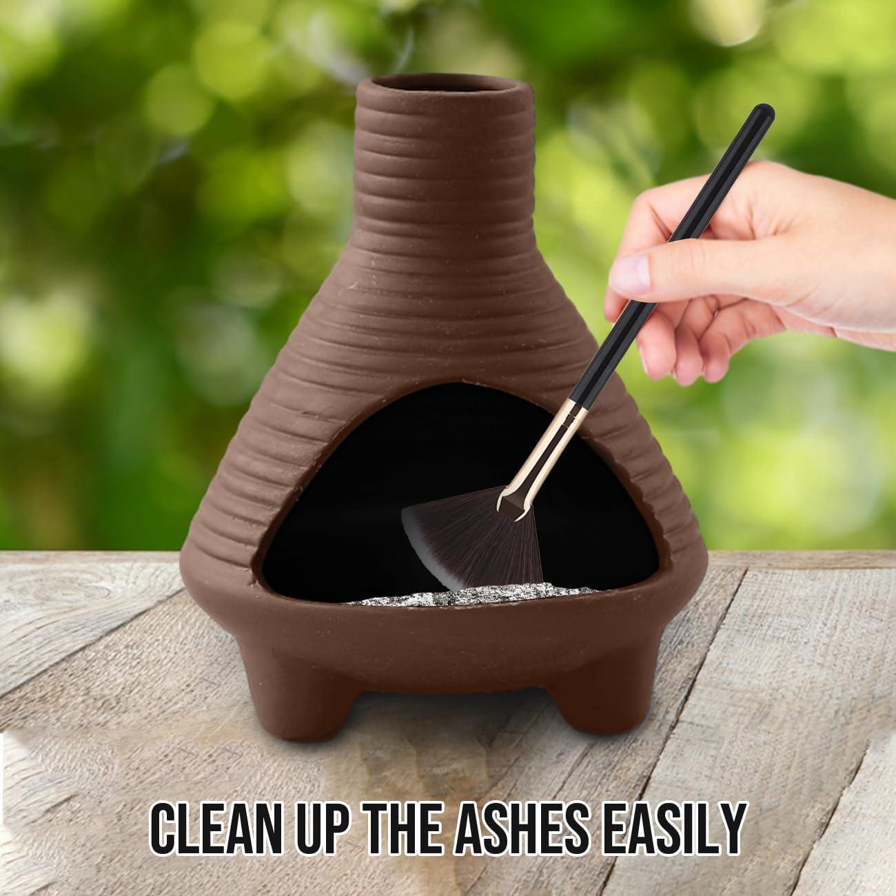 Soporte de Palo Santo Cerámica XINXINGDINGSHENG Marrón