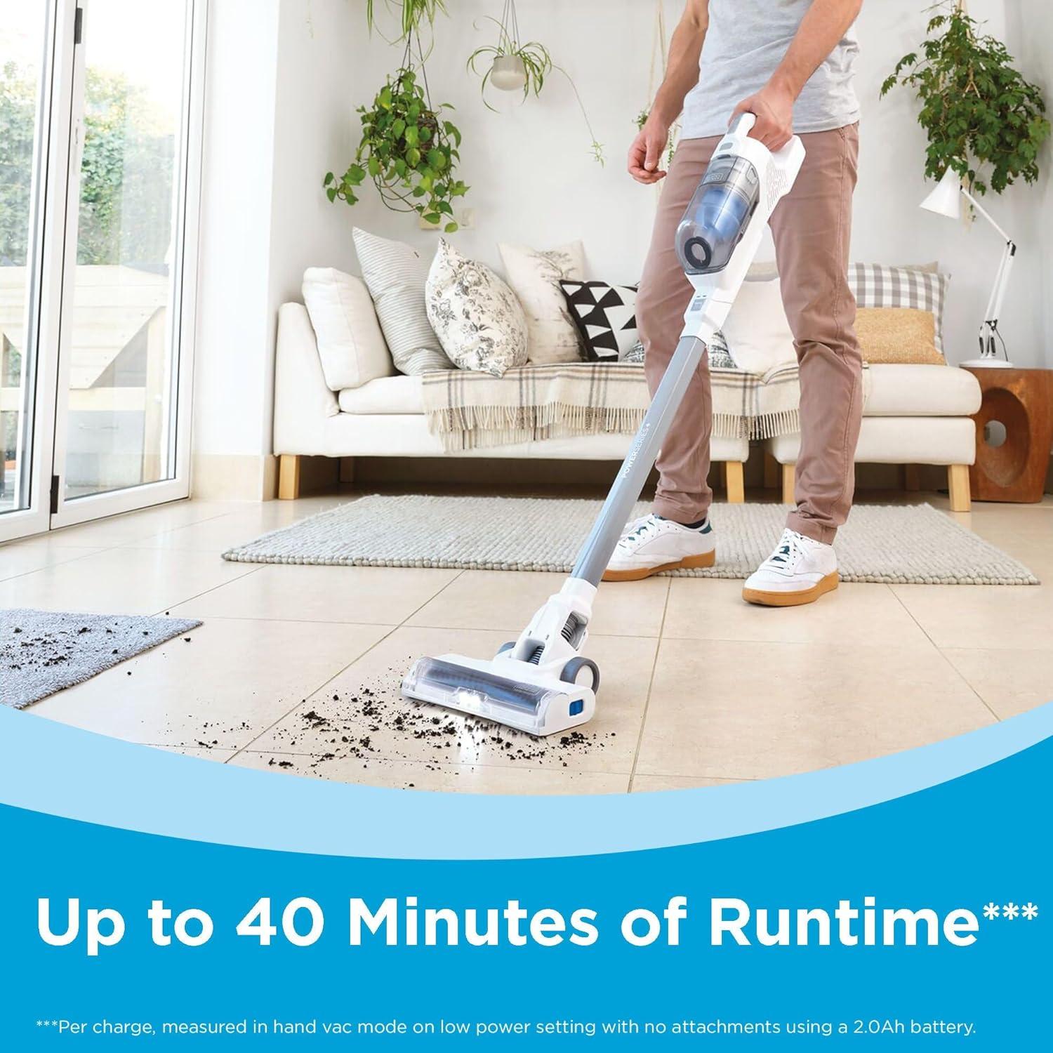 Aspiradora Inalámbrica BLACK+DECKER 16V MAX Multi-Superficie