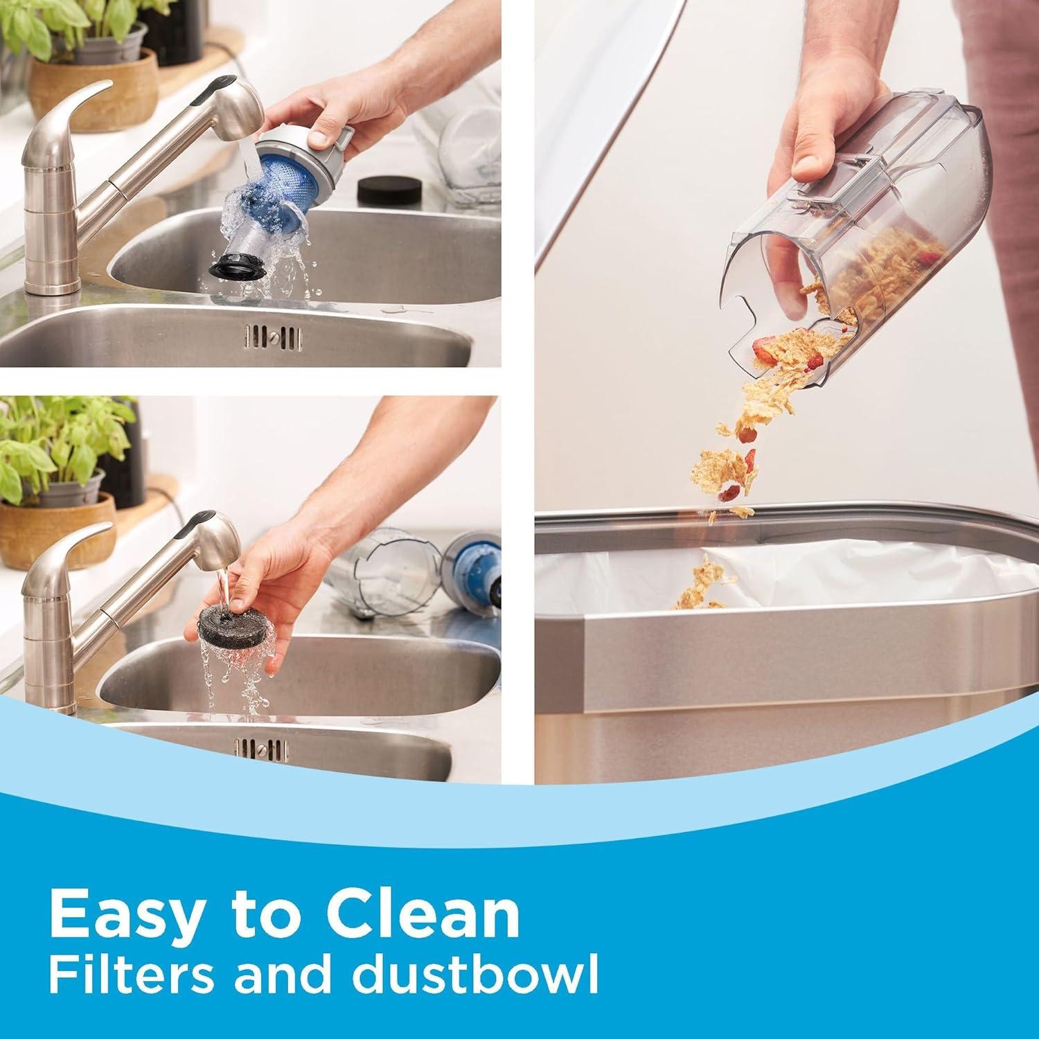 Aspiradora Inalámbrica BLACK+DECKER 16V MAX Multi-Superficie