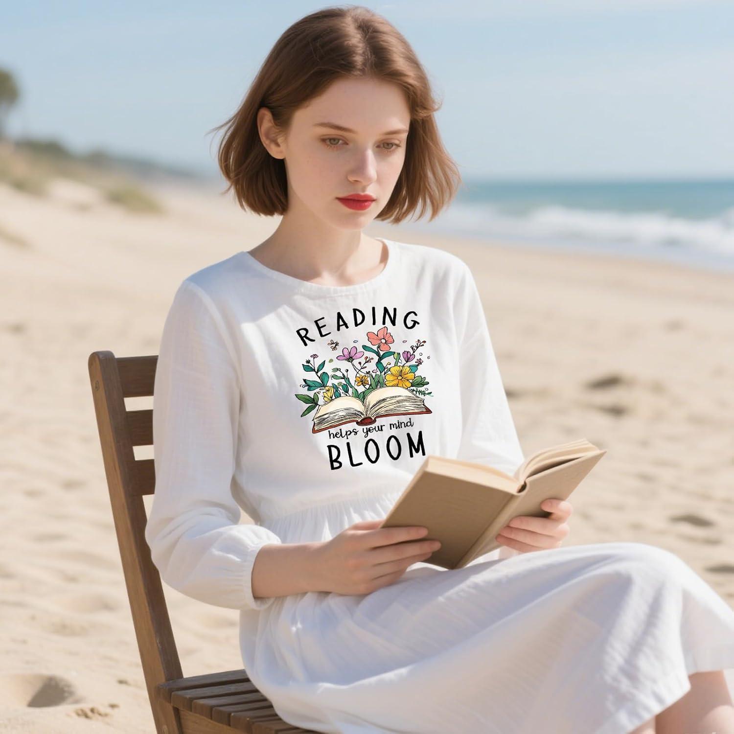 Transferencias de Planchar Falueqg - 20 Piezas Libros 20x20 cm