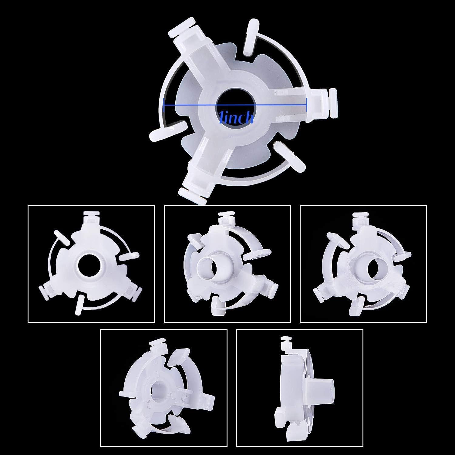 WILLBOND 25 Sujetadores de Bobinas Transparentes para Costura