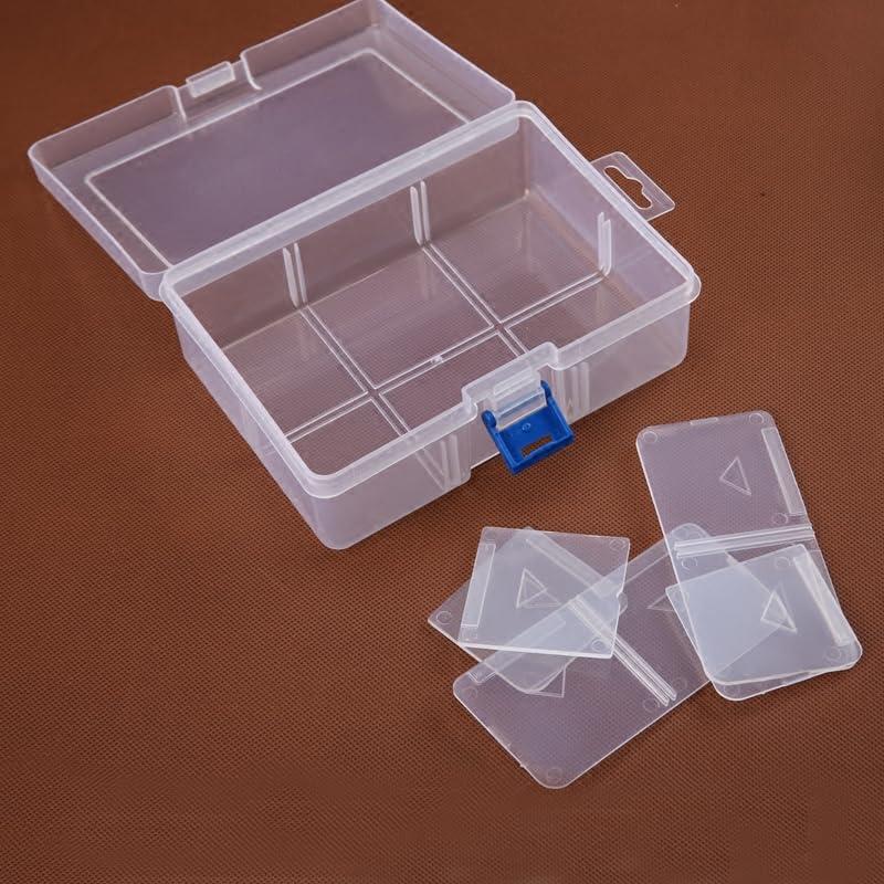 Caja de Almacenamiento Plástica TOHOCH 6 Compartimentos 16.5x11.7 cm