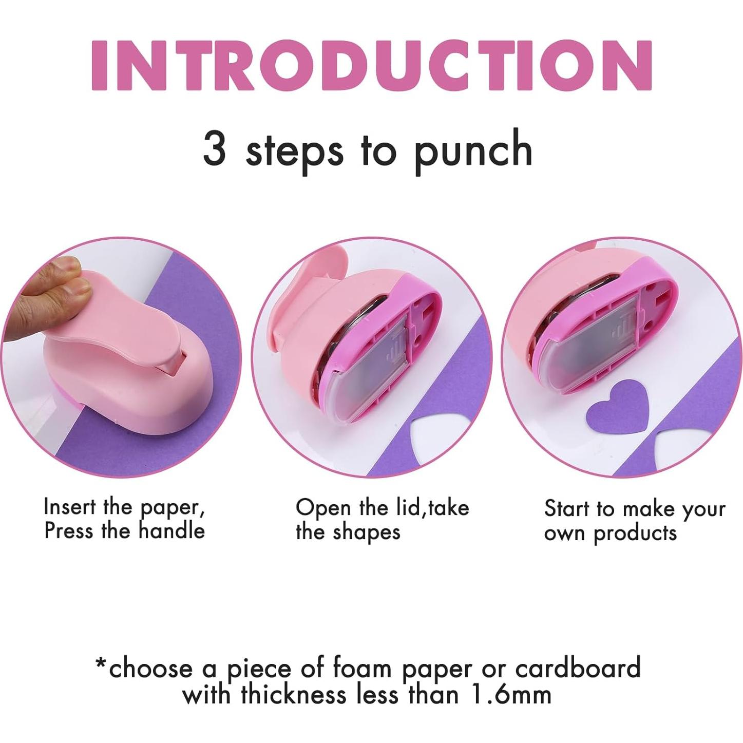 Perforadora de Papel Corazón LOONENG 38mm - Manualidades DIY