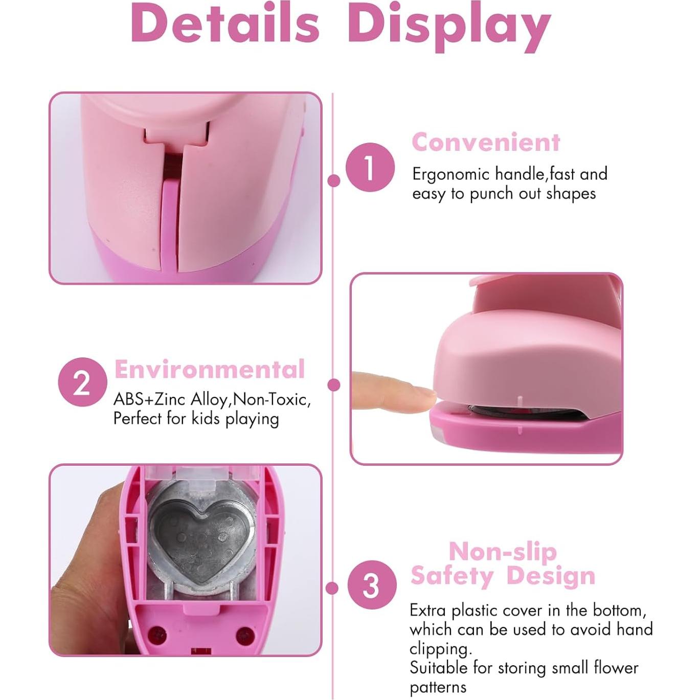 Perforadora de Papel Corazón LOONENG 38mm - Manualidades DIY