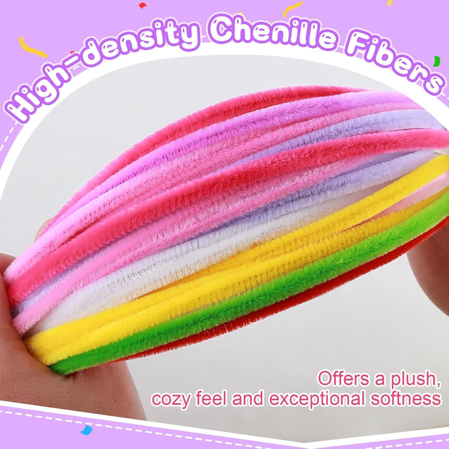 Limpiapipas Yalumo 500 Piezas 8 Colores para Manualidades