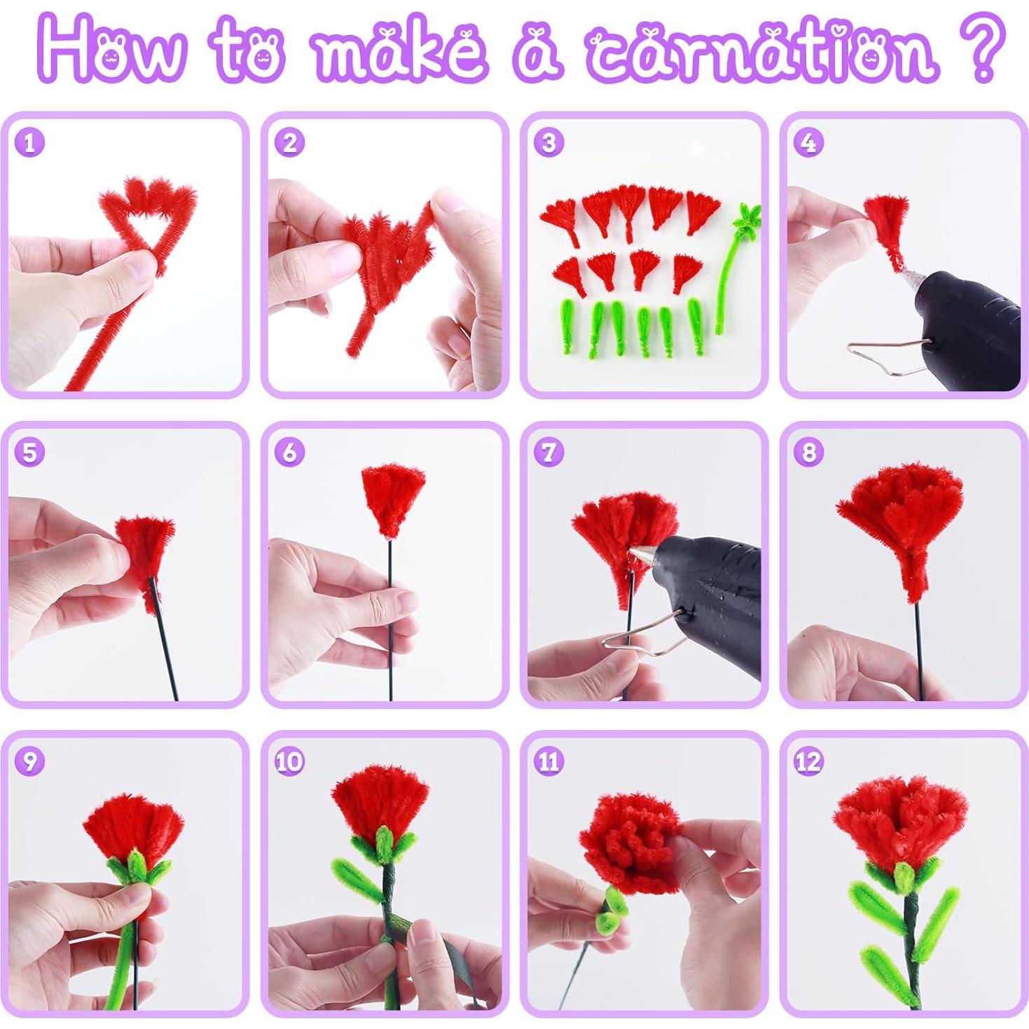 Limpiapipas Yalumo 500 Piezas 8 Colores para Manualidades