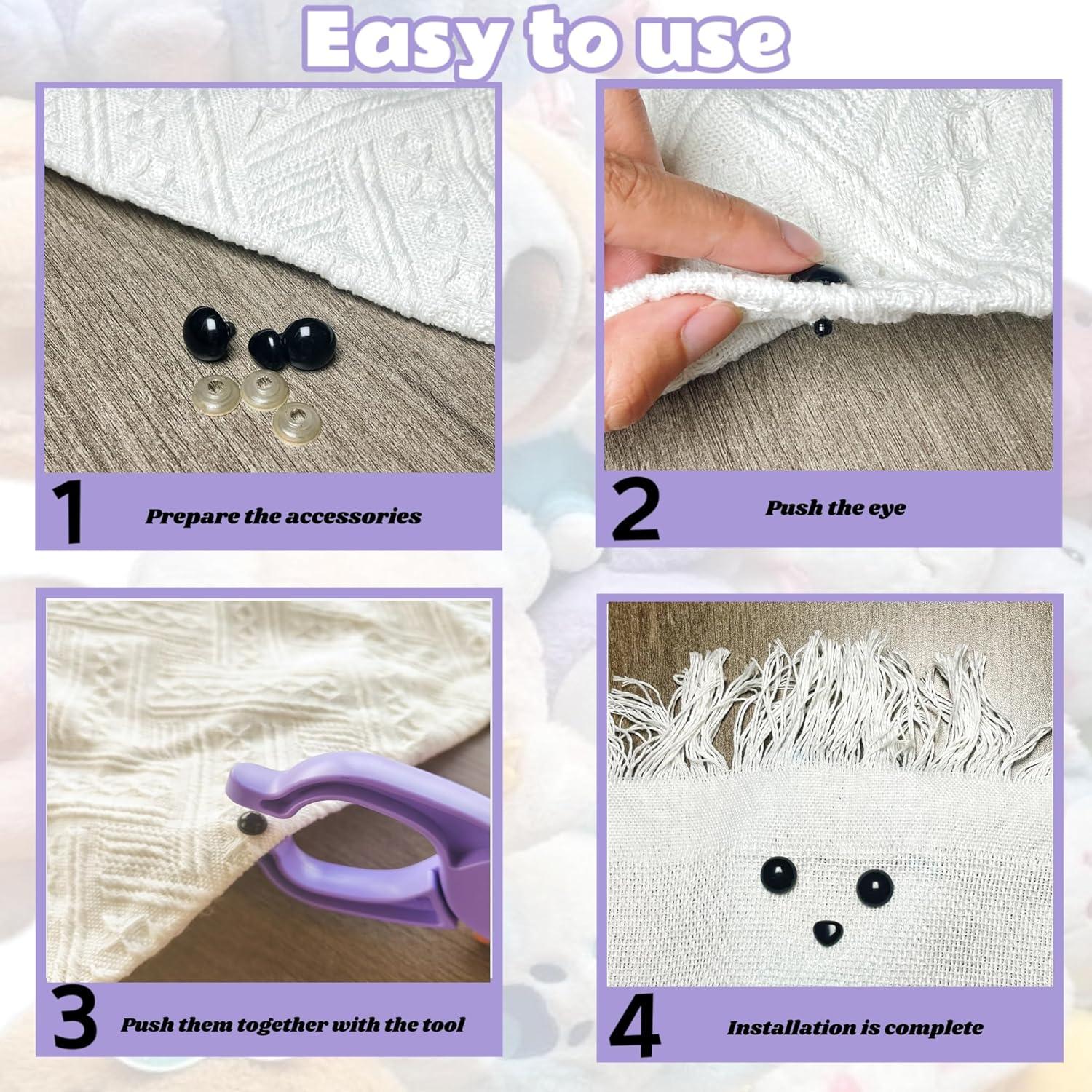 Herramienta de Ojos de Seguridad SPMKTQK 5-30mm Púrpura