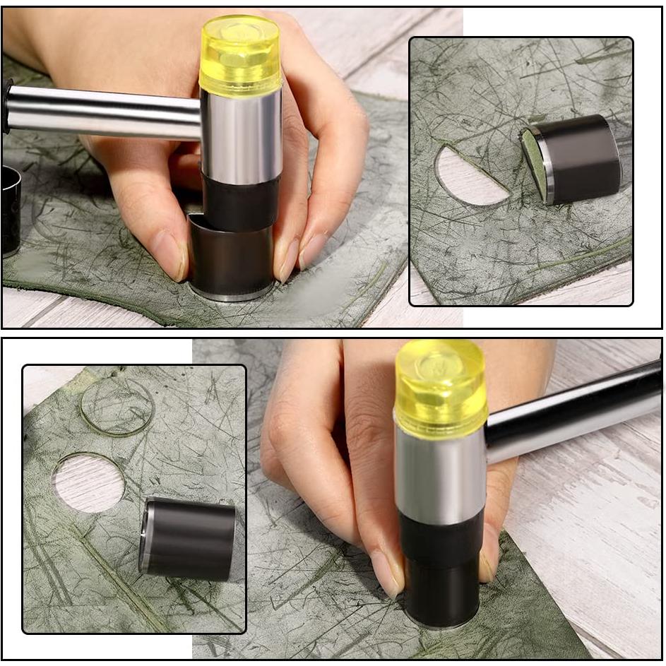 Juego de Perforación de Agujeros de Cuero Ftyiwu 52 Formas